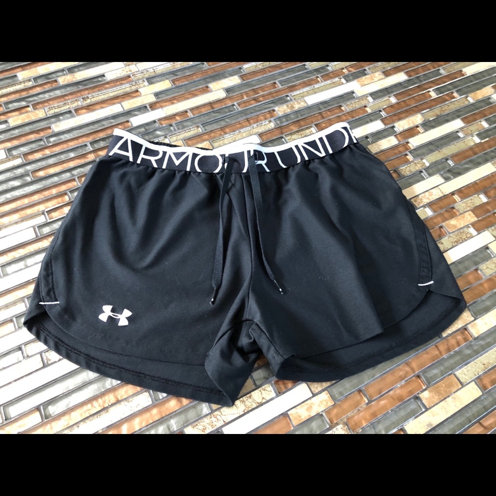 Under armour running shorts black